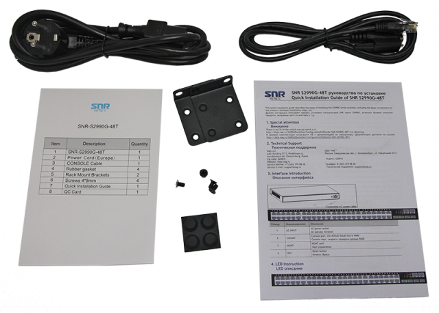 Обзор коммутатора SNR-S2990G-48T