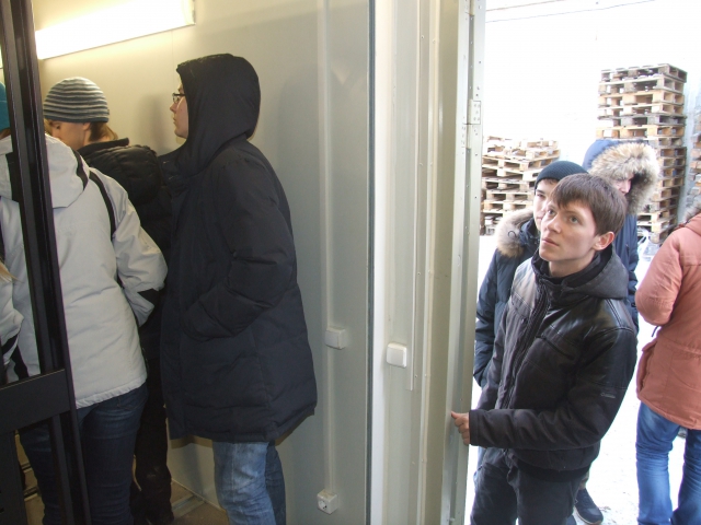 Экскурсия для студентов по офису компании "НАГ"