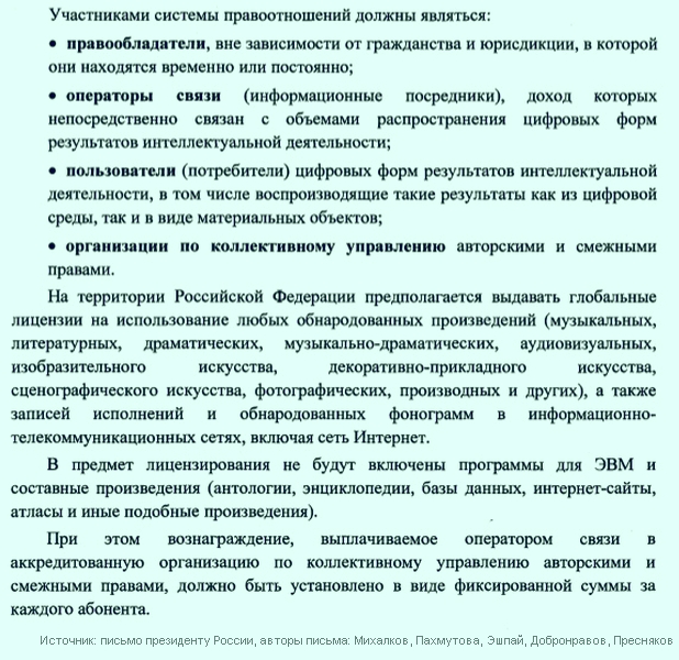 Минкультуры инициировало общественное обсуждение введения "глобальных лицензий"