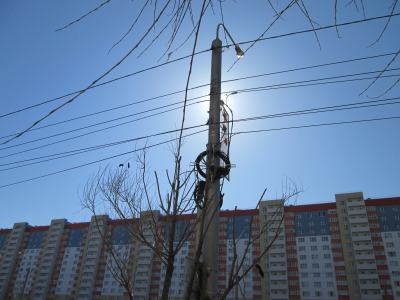 Столбы и муфты