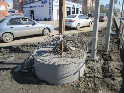 Столбы и муфты