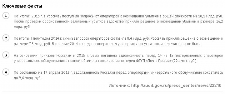 Минкомсвязи намерено защитить фонд универсального обслуживания от Минфина