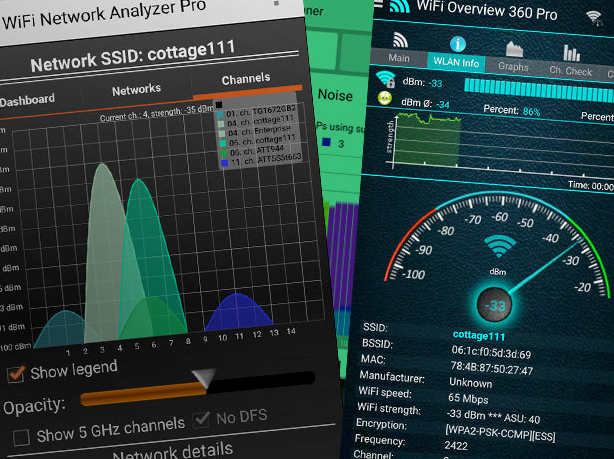 Обзор анализаторов Wi-Fi-покрытия для Android, часть 1
