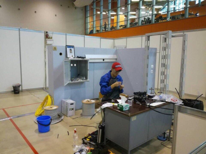 О том как проходят чемпионаты по монтажу кабельных систем среди студентов