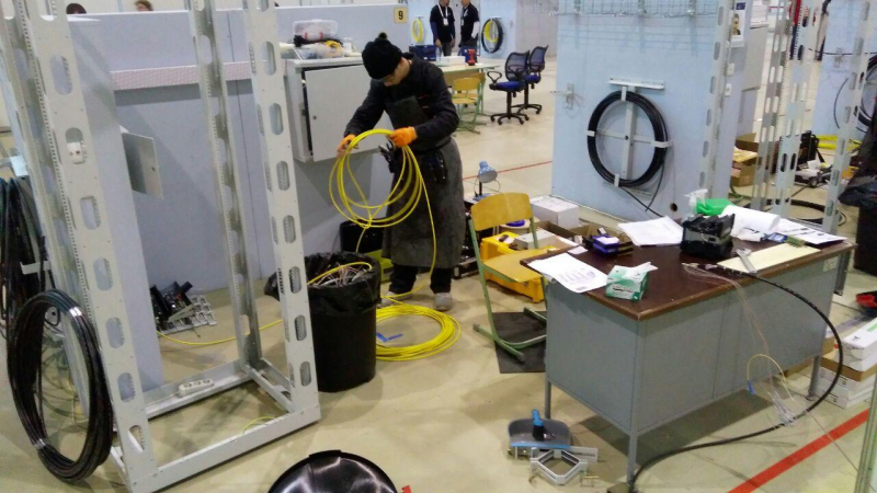 О том как проходят чемпионаты по монтажу кабельных систем среди студентов