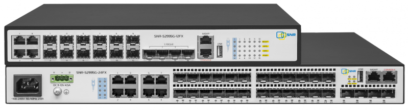 Новые коммутаторы агрегации SNR-S2995G и SNR-S3850G