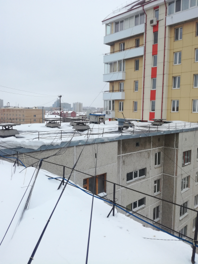 Зимняя крыша