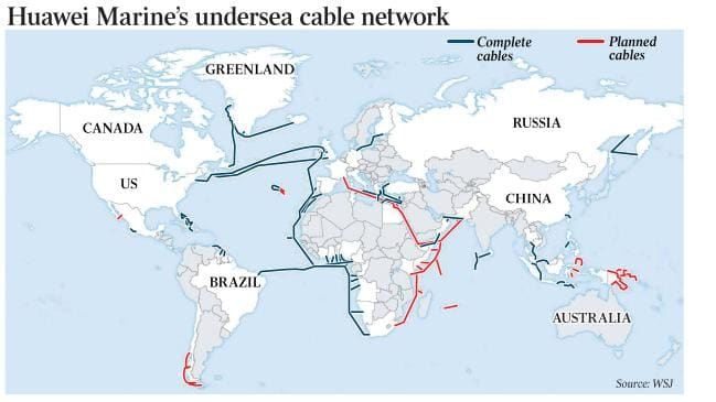 США озаботились растущим влиянием Huawei Marine в сфере подводных коммуникаций