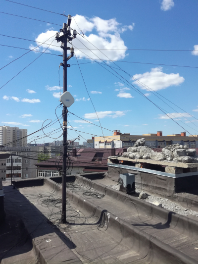Базовая станция на крыше