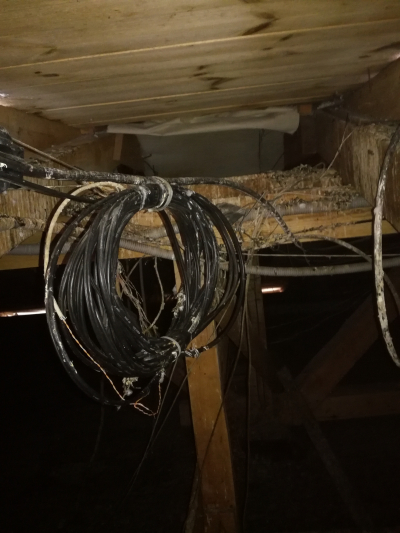 Чердак и последствия пожара