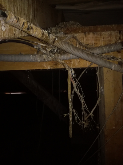 Чердак и последствия пожара