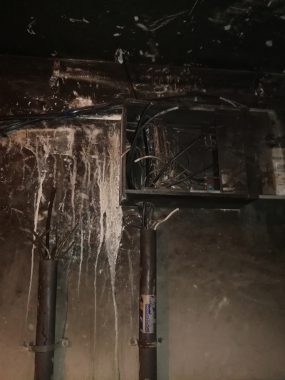 Чердак и последствия пожара