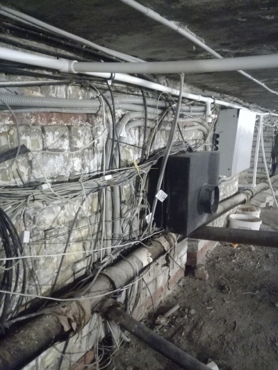 Чердак, витые, скрутки, телевидение