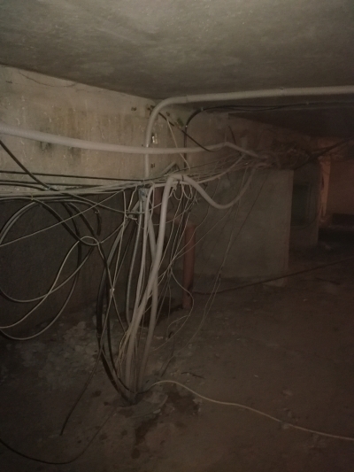 Чердак, витые, скрутки, телевидение