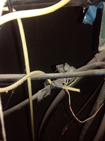 Чердак, витые, скрутки, телевидение