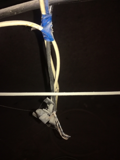 Чердак, витые, скрутки, телевидение