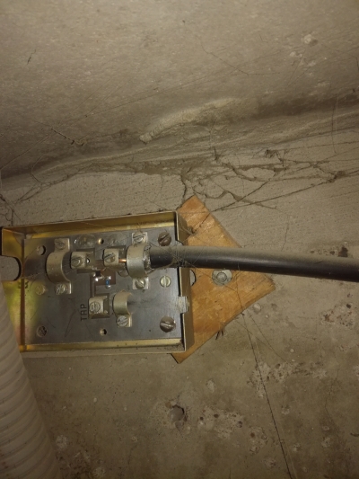 Чердак, витые, скрутки, телевидение