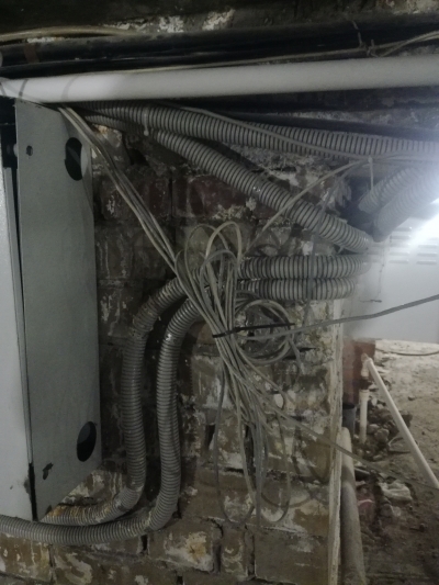 Чердак, витые, скрутки, телевидение