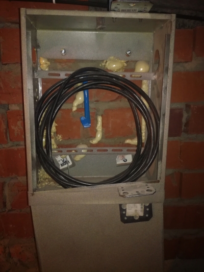 Чердак, витые, скрутки, телевидение