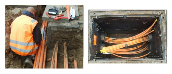 ВОЛС по трубке