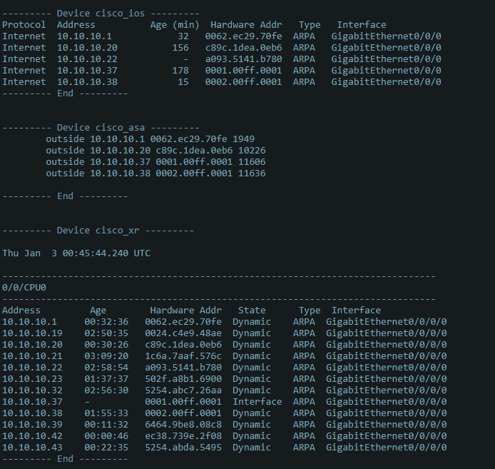 Автоматизация 4. Netmiko