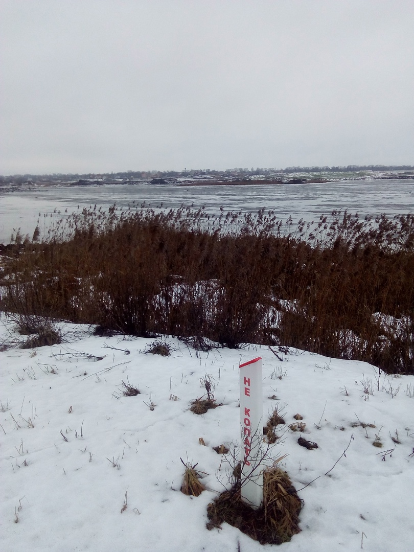 Очистка водоема и трассировка оптической кабельной линии