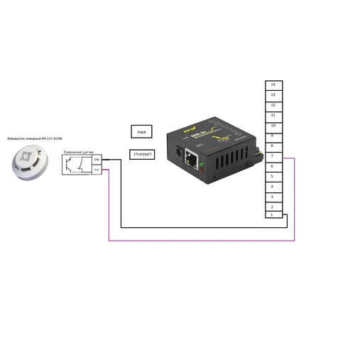Извещатель пожарный ИП-212-43 МК