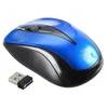 Мышь Оклик 675MW черный/синий оптическая (1200dpi) беспроводная USB для ноутбука (3but)