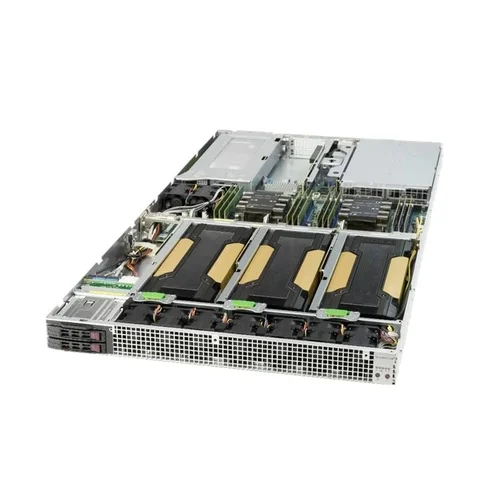 Платформа Supermicro 1U SYS-1029GQ-TNRT, до двух процессоров Intel Scalable, DDR4, 2x2,5" NVMe, 2x10Gbase-T, до четырех графических ускорителей