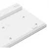 Клавиатура Оклик 500M белый USB slim Multimedia