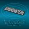 Клавиатура Оклик 480M черный/серый USB slim Multimedia (1067199)