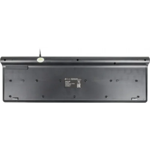 Клавиатура Оклик 480M черный/серый USB slim Multimedia (1067199)
