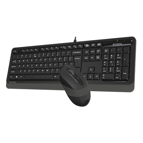 Клавиатура + мышь A4Tech Fstyler F1010 клав:черный/серый мышь:черный/серый USB Multimedia