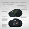 Мышь Оклик 636LWC черный оптическая (1600dpi) беспроводная USB/USB-C для ноутбука (6but)