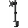 Кронштейн для мониторов ЖК Buro M061 черный 17"-32" макс.8кг крепление к столешнице поворот и наклон