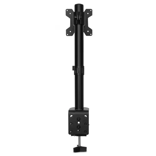 Кронштейн для мониторов ЖК Buro M061 черный 17"-32" макс.8кг крепление к столешнице поворот и наклон
