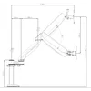 Кронштейн для мониторов ЖК Buro M10 черный 17"-27" макс.9кг крепление к столешнице поворот и наклон
