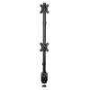 Кронштейн для мониторов ЖК Buro M063 черный 17"-27" макс.8кг крепление к столешнице поворот и наклон