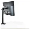 Кронштейн для мониторов ЖК Buro M3 черный 15"-27" макс.9кг крепление к столешнице поворот и наклон