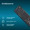 Клавиатура Оклик 180V2 черный USB