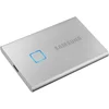 Накопитель SSD Samsung USB-C 500Gb MU-PC500S/WW T7 Touch 1.8" серый