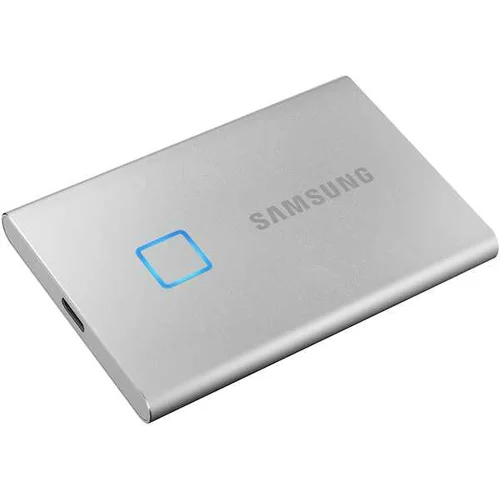 Накопитель SSD Samsung USB-C 500Gb MU-PC500S/WW T7 Touch 1.8" серый