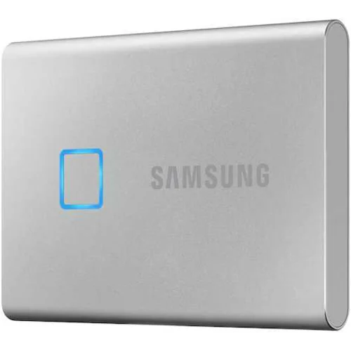 Накопитель SSD Samsung USB-C 500Gb MU-PC500S/WW T7 Touch 1.8" серый
