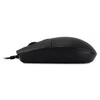 Мышь Оклик 147M черный оптическая (2000dpi) USB (4but)