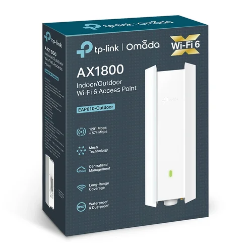 AX1800 Wave 2 Внутренняя/наружная гигабитная точка доступа MU-MIMO EAP610-Outdoor