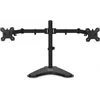 Кронштейн для мониторов ЖК Buro BU-M042-D черный 17"-32" макс.16кг настольный поворот и наклон верт.