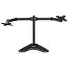 Кронштейн для мониторов ЖК Buro BU-M042-D черный 17"-32" макс.16кг настольный поворот и наклон верт.