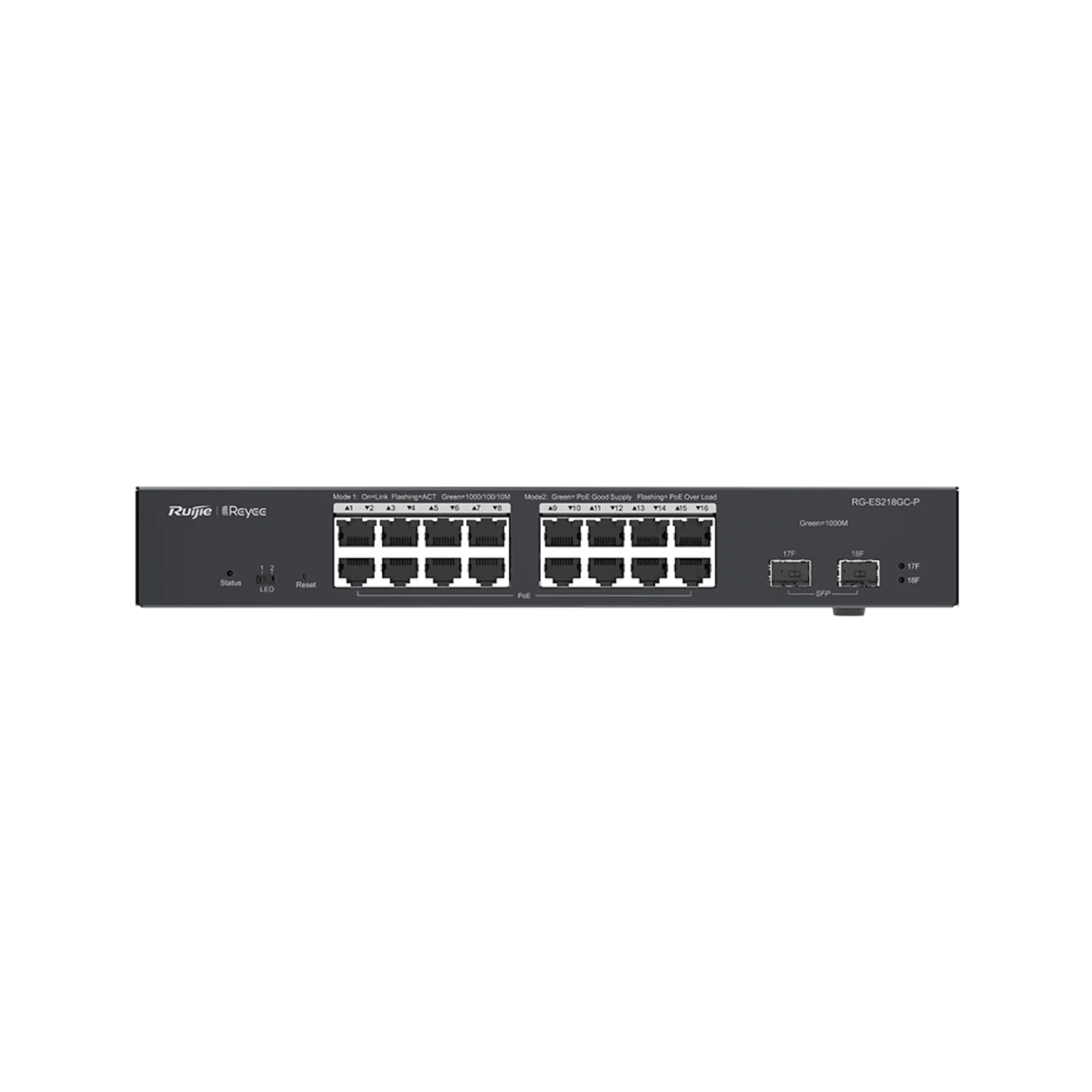 Коммутатор Ruijie RG-ES218GC-P