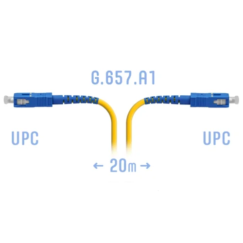 Патчкорд оптический B-Optix SC/UPC SM G.657.A1 20 метров