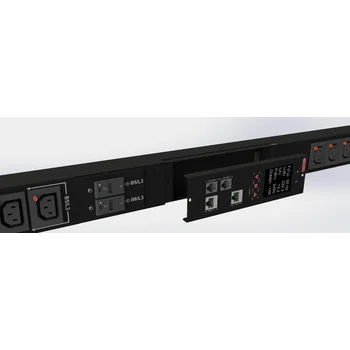 Блок розеток интеллектуальный iPDU-6014: ZeroUnit, 230V, 32А, in IEC60309 P+N+E, out (24) C13 с фиксацией e-lock